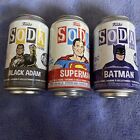 Funko SODA DC Comics Batman & Superman & Black Adam Vinyl Figures Common Lot