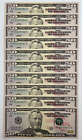 NEW Uncirculated FIFTY Dollar Bills SERIES 2017A $50 Sequential Notes  Lot of 10