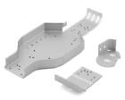 Team Associated RC10CC Chassis, Nose Plate & Motor Mount Set (Silver) [ASC6311]