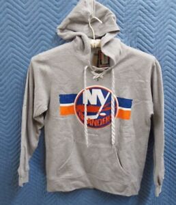 New York NY Islanders Hoodie Sweatshirt Long Sleeve Ties Hockey Shirt NHL Jersey