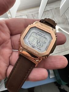 Casio G Shock Gls 5600 cl Modified Rose Gold Leather