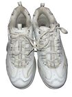 Skechers Womens Shape Ups Toning Walking Shoes White Lace Up Low Top 8.5