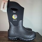 Bogs Sky High Worker Mens Size 11 Waterproof Winter & Rain Boots Black
