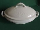 Antique White Ironstone Hyacinth Tureen w/lid 1868-77 Wood, Son Co Staffordshire