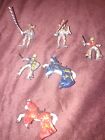 Lot of Papo and Plastitoy  Medieval Knight Figures And Horses Lot of 11 total