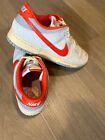 MENS Nike Dunk Low Sail/photon Dust/light Smoke Grey/picante Red Size 12