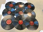 VICTROLA/VICTOR 12” 78 RPM RECORDS LOT OF 7 VARIOUS ARTISTS VG+