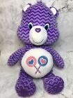 Care Bears Share Bear Purple Plush Stuffed Animal Lollipops In Tummy 19