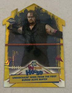 2021 Topps Chrome WWE UNDERTAKER Gold Refractor 35/50 In Your House IYH-10