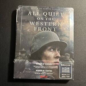 All Quiet on the Western Front Steelbook [4K UHD + Blu ray] Brand New Sealed