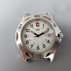 Victorinox Swiss Army Officer LS Watch Men 40mm White Dial Date SilverPARTS