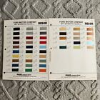 1977 Ford Motors Automotive Colors by Nason Paint Chip Sample Sheet