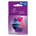DUREX Pleasure Pack Natural Latex Condoms (Pack 6) 3 each one EXP 10/25