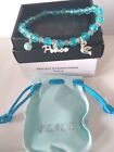 New Avon Stretchable TORQUISE PEACE Winter Wishes Bracelet