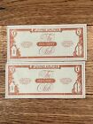 Vintage 1992 UNITED AIRLINES Drink Coupon Voucher (2) THE RED CARPET CLUB
