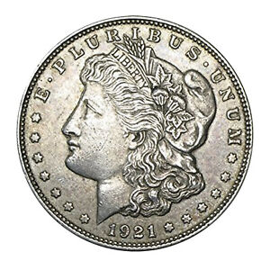 USA 1921 Morgan Dollar Coin 90% Silver - $1 Last Year - United States Mint