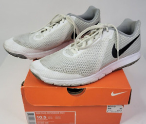 NIKE Flex Experience RN 6 Men's 10.5 Running Shoes 881802-100 White/Wolf Grey