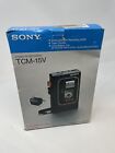 SONY TCM-15V V•O•R Cassette Recorder w/Original Box For Parts/Not Working