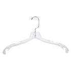 17 inch Clear Plastic Dress Hangers (Case of 20)