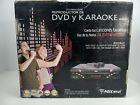 Mitsui MK1000 Karaoke DVD player with 2 microphones and 5 Spanish DVDs