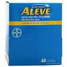 Aleve Pain/Fever Reducer All Day Strength Naproxen Sodium 48 Packets of 1 Tablet
