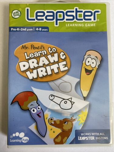 Leapster Learning Game Mr. Pencil's Learn to Draw and Write