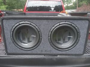 memphis Dual PRX1224's With Box