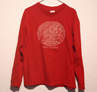 Vtg 1982 Mt McKinley Alaska Original Topo T-Shirt Single Stitch Long Sleeve Sz L