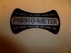 Decal / Sticker For Carl Magee( Park O Meter) Parking Meter  Bowtie