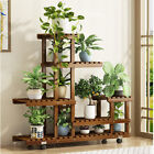 Tall Rolling Plant Stand Multi-Layer Flower Pot Holder Display Shelf Home Garden