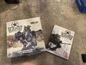 Dust Tactics Core Set Revised w/some painted miniatures and Dust Warfare book