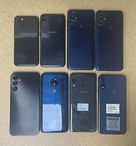 Tracfone Mixed Smart Phone Lot - Apple, Samsung, Motorola - READ