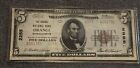 1929 $5 Fr. 1800-1 National Bank Note Orange Small Size Type 1 Print Run 3950