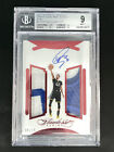 2015-16 Panini Flawless Stephen Curry Greats Dual Patch Auto Ruby /15 BGS 9/10