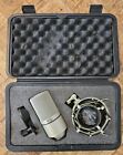 MXL 990 Condenser Wired Professional Microphone with Shock Mount and Case