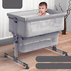 Baby Bassinet Storage Infant Nursery Crib Basket Sleeper Bed Cradle Gray USA