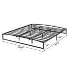 Low Profile Twin Bed Frame, Metal Twin/Full/Queen/King Size Platform Bed Frame