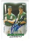 Signed JOSE CANSECO Oakland A's 1988 Topps Card #757 w/Show Ticket