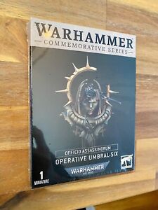 Warhammer+ 40K Commemorative Vindicare Assassin Operative Umbral-Six Limited