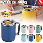 Coffee Mug Stainless Steel Double Wall Insulated Tumble Travel Mug Cup Lid 2023