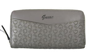 Guess Women's Taupe Gleeson SLG Zip Around Wallet Y7079599