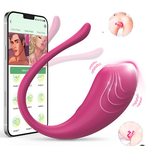 Wireless APP Remote Control Bullet Eggs Vibrator G-Spot Dildo Sex Toys For Women
