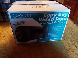 Brand New VCR GO VIDEO GV6015 Dual-Deck VHS Video Cassette Recorder Original Box