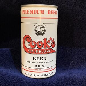 Cook's Goldblume Beer Can. 12 oz. Bottom opened Early 1970’s