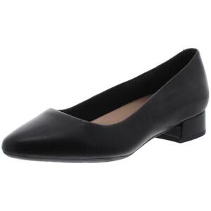 Easy Spirit Womens Caldise Black Block Heels Shoes 8 Wide (C,D,W)  7827