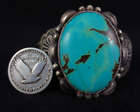 Vintage Navajo Bracelet - Sterling Silver and Turquoise