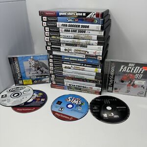 Large Lot 24x Games PS2 / Ps1 / PSP Game Lot All Working Tested