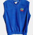 Lee Sport Florida Gators V Neck  Cotton Poly Vest Size XL Blue Sleeveless