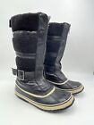 Sorel Helen Of Tundra II Winter Snow Boots NL1586-010 Black Women's Size 10