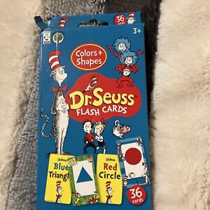Dr. Seuss Flash Cards Colors & Shapes Preschool Learning Educational Activity